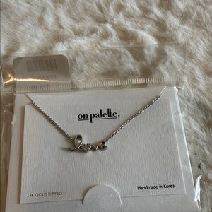 Silver Love Necklace